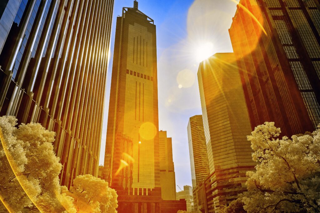 Wanchai Landscape IR Photo 2 By Alex Liu